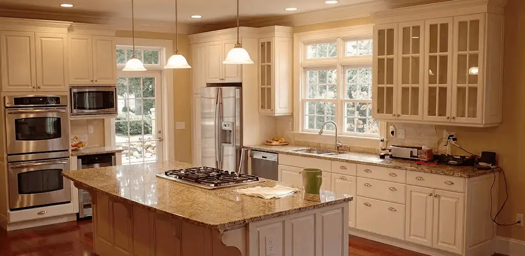 Custom cabinet door installation and kitchen upgrade in Fort Worth, TX